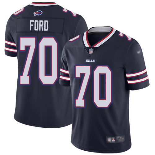 Men Buffalo Bills #70 Cody Ford Limited Navy Blue Inverted Legend NFL Jersey